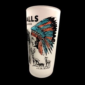 Bushkill Falls Frosted Drinking Glass